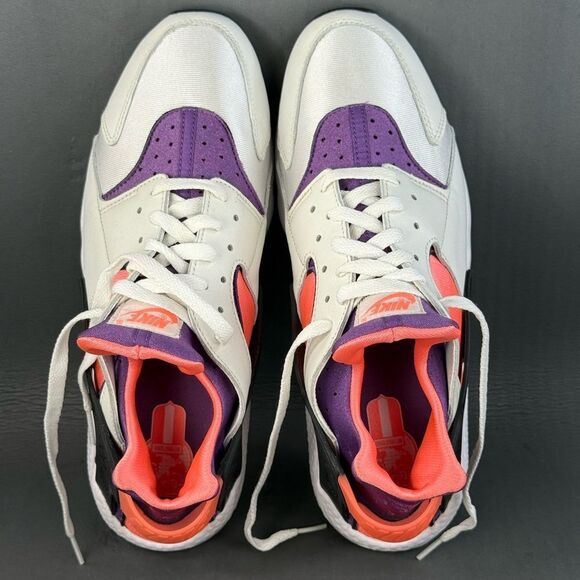 Nike Air Huarache Bright Mango athletic sneaker shoes men’s size 11.5 - Picture 6 of 8